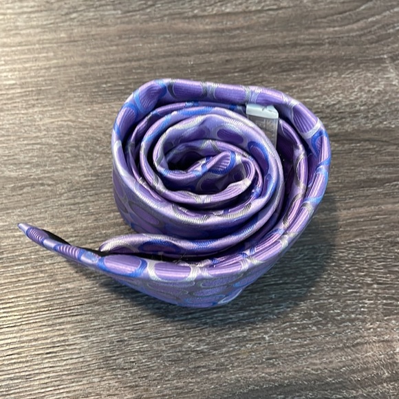 Mens Michael Kors tie Purple - Picture 3 of 3